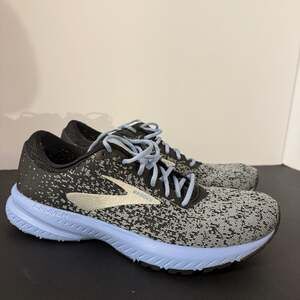 Brooks Launch 6 Women's Running Shoes Size 10 Black Gray Blue